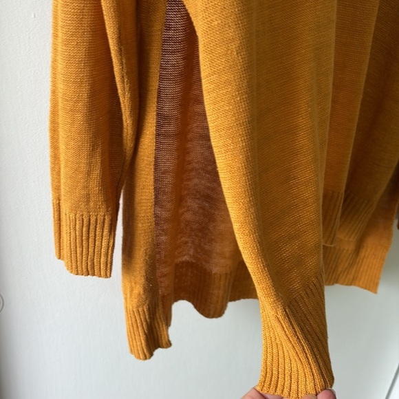 Eileen Fisher Marigold Organic Linen Sweater S - Picture 3 of 8